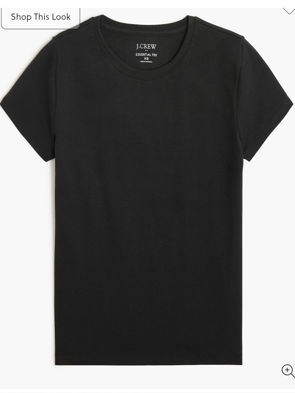 J Crew Essential Cotton Tee (Black) 🖤 Size Medium